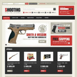 Webáruház készítés  Shooting Sport Web 