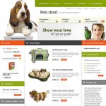  White Pet Shop Magento téma webáruház készítés