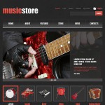 Webáruház készítés  Music Store Music Web 