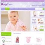 Webáruház készítés  Baba Store Családi Web 