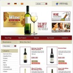 Webáruház készítés  bor 