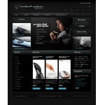 Webáruház készítés  Fekete Electronics Store Magento téma 