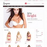  White Magento Lingerie Theme Webáruház készítés