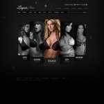  Fekete Magento Lingerie Theme Webáruház készítés
