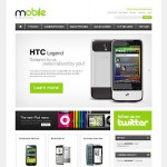  White Mobile Store Magento téma Webáruház készítés