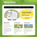  Green u0026 White Sheep Farm honlap sablon Webáruház készítés