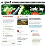  White Kertészet honlap sablon Webáruház készítés