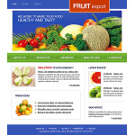 Webáruház készítés  White Fruit honlap sablon 