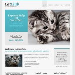  White u0026 Grey Cat honlap sablon webáruház készítés