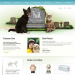 webáruház készítés  White Állatok és kisállatok honlap sablon 