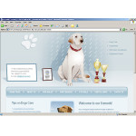 webáruház készítés  White u0026 Grey Dog honlap sablon 
