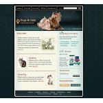 webáruház készítés  Black u0026 White Állatok és kisállatok honlap sablon 
