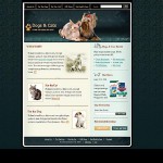 webáruház készítés  Black u0026 White Állatok és kisállatok honlap sablon 