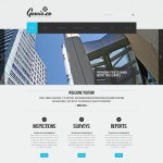  Fehér építészet honlap sablon Webáruház készítés