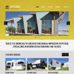  Fekete- szürke Architecture honlap sablon Webáruház készítés