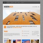  Szürke -fehér Architecture honlap sablon Webáruház készítés