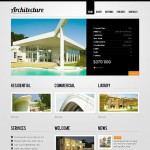 Webáruház készítés  Szürke -fehér Architecture honlap sablon 