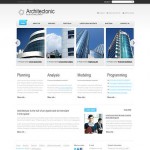 Webáruház készítés  Fehér építészet honlap sablon 