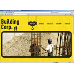 Webáruház készítés  Sárga és fekete Construction Company honlap sablon 