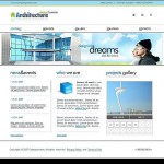Webáruház készítés  Fehér építészet honlap sablon 