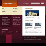 Webáruház készítés  Brown u0026 White Architecture honlap sablon 