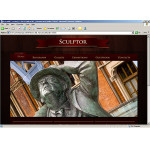 webáruház készítés  Black u0026 Brown Sculpture honlap sablon 