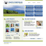 webáruház készítés  White fotós Portfolio Website Template 