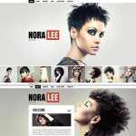 Webáruház készítés  Szürke -fehér Hair Salon honlap sablon 