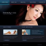  Black Beauty Salon honlap sablon Webáruház készítés