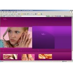 Webáruház készítés  Purple u0026 Brown Nail Salon honlap sablon 