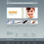  Szürke Management Company honlap sablon honlap készítés