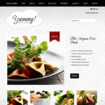 Webáruház készítés  Fehér és fekete Magento Food Store Sablon 