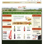 Webáruház készítés  White Wine Magento téma 