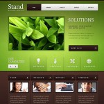 honlap készítés  White u0026 Green Business Website Template 