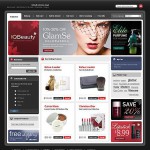  Black u0026 White kozmetika Store Magento téma Webáruház készítés
