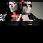 Webáruház készítés  Fekete kozmetikai bolt Magento téma 