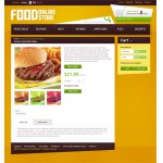 Webáruház készítés  Food Store 