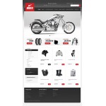 webáruház készítés  Motorkerékpár alkatrészek 