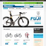 White Bike Shop Magento téma webáruház készítés