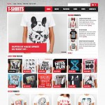  T - shirt Shop Fashion Web Webáruház készítés