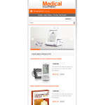 Honlap és webáruház készítés  Orvosi berendezés Orvosi Web 