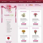  Virágbolt Virágok Web Webáruház készítés