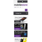 Webáruház készítés  Érzékeny Mobile Store 