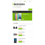 Webáruház készítés  Érzékeny Electronics Store 