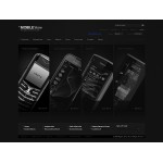 Webáruház készítés  Fekete Mobile Store Magento téma 