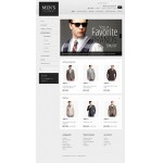 Webáruház készítés  Fehér és szürke Fashion Store Magento téma 