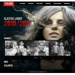 Webáruház készítés  Fekete Fashion Store Magento téma 