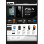 Webáruház készítés  Black u0026 White Mobile Store Magento téma 