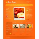 Webáruház készítés  Narancs, gyümölcs honlap sablon 