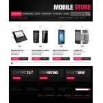Webáruház készítés  Black u0026 White Mobile Store Magento téma 